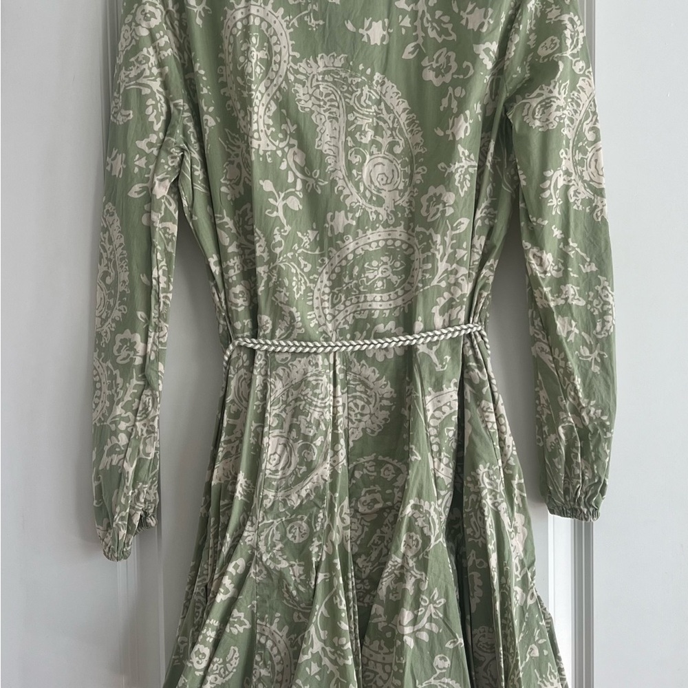 Zara green mini dress